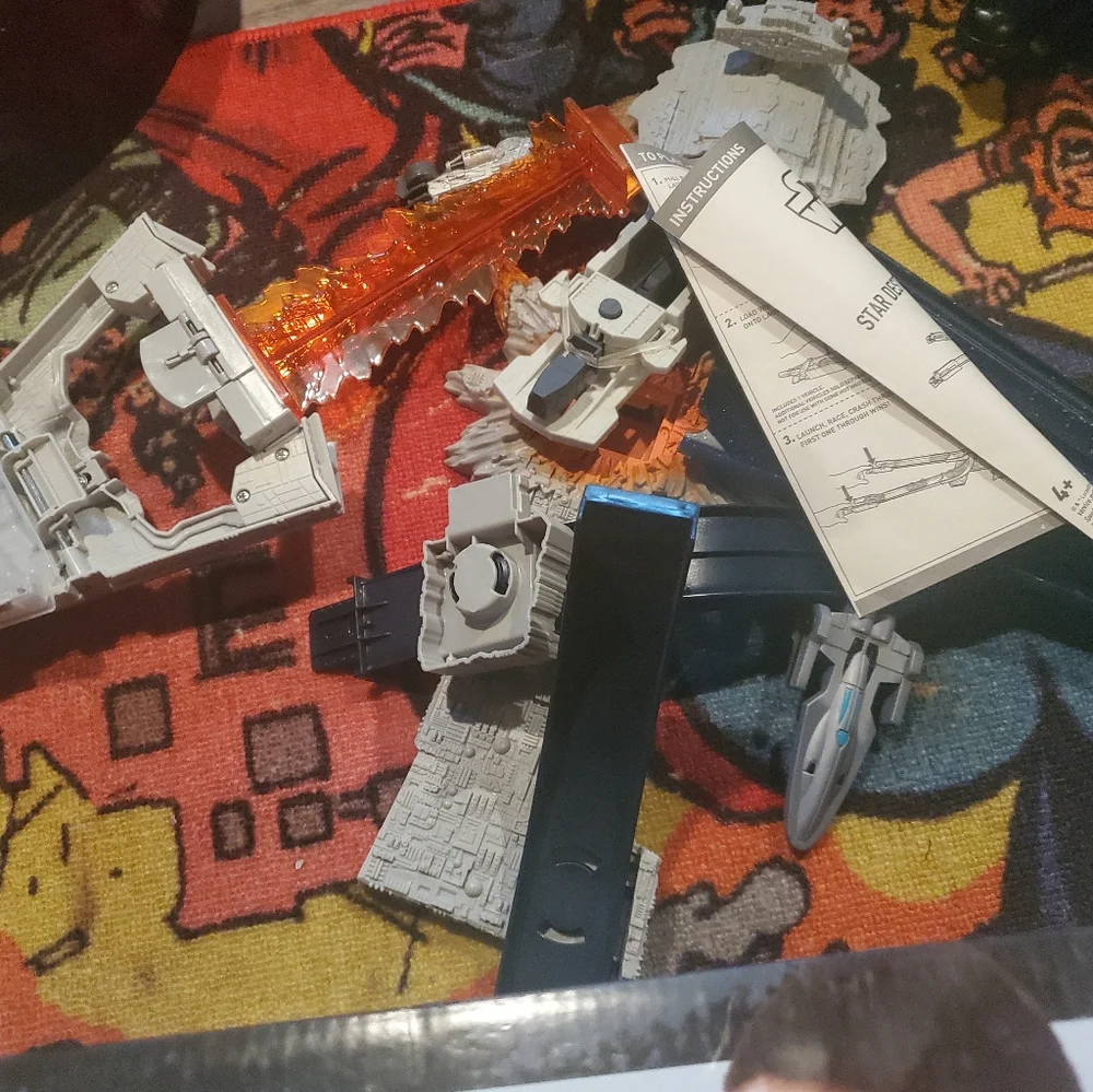 Hot wheels car ships star wars star destroyer double jump duel